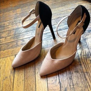 Pointy high heels